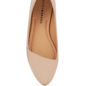 Lucky Brand Nude Flats